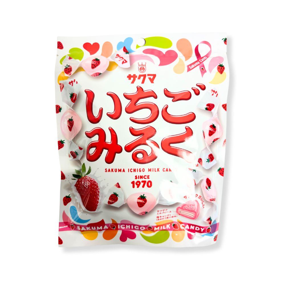 0471 サクマ いちごみるく 83g / Sakuma Strawberry Milk Candy 83g
